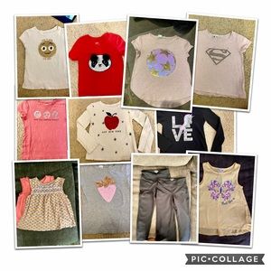13 PC!! Cute Girls t-shirts and leggings! Sz Small